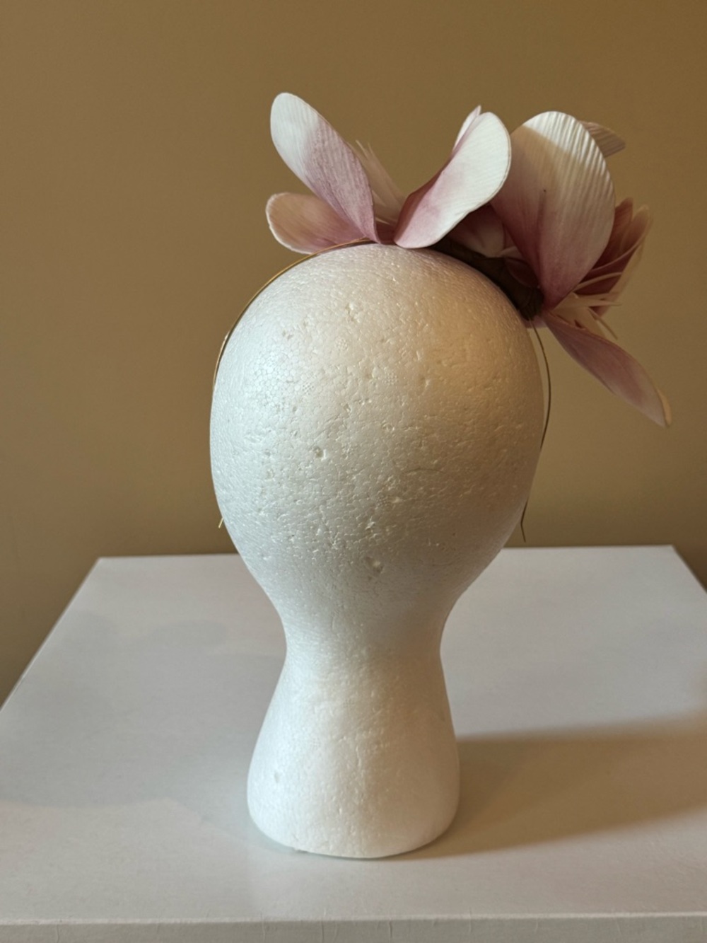 Tiffany Woodard Blush Pink Floral Fascinator – Kentucky Derby - Picture 3 of 5